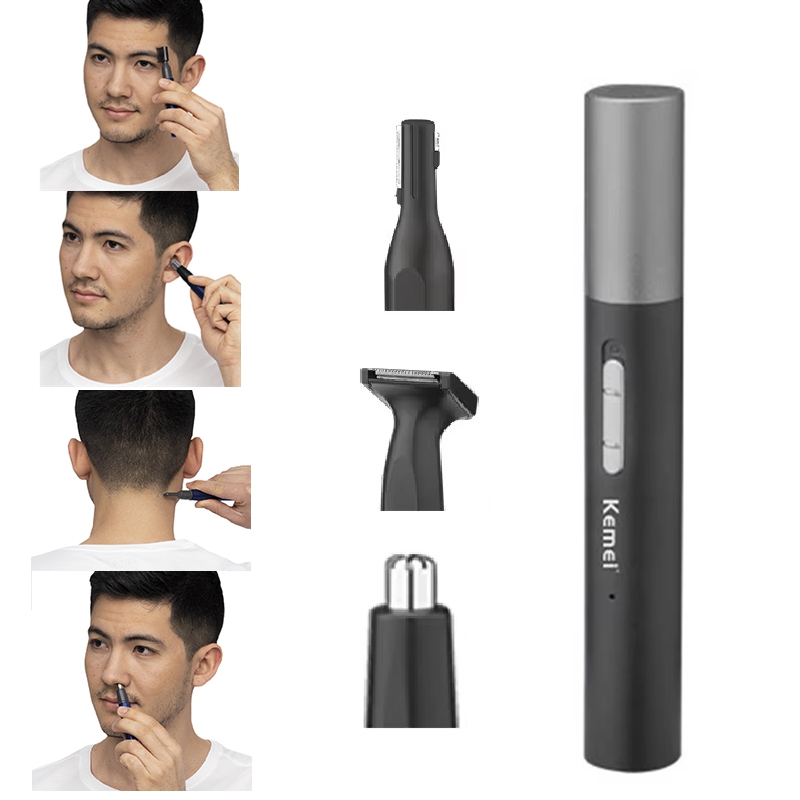 Eyebrow Razor Trimmer - Электрический триммер Kemei Pro для носа,