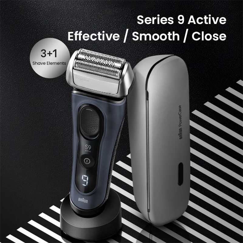Men Grooming Products For Face - Электробритва Braun S9 Active 9023s, 110-240