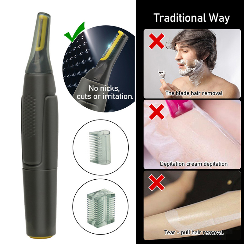 Триммер для лица в носу, ушах, – обзор и цена Eyebrow Razor Trimmer