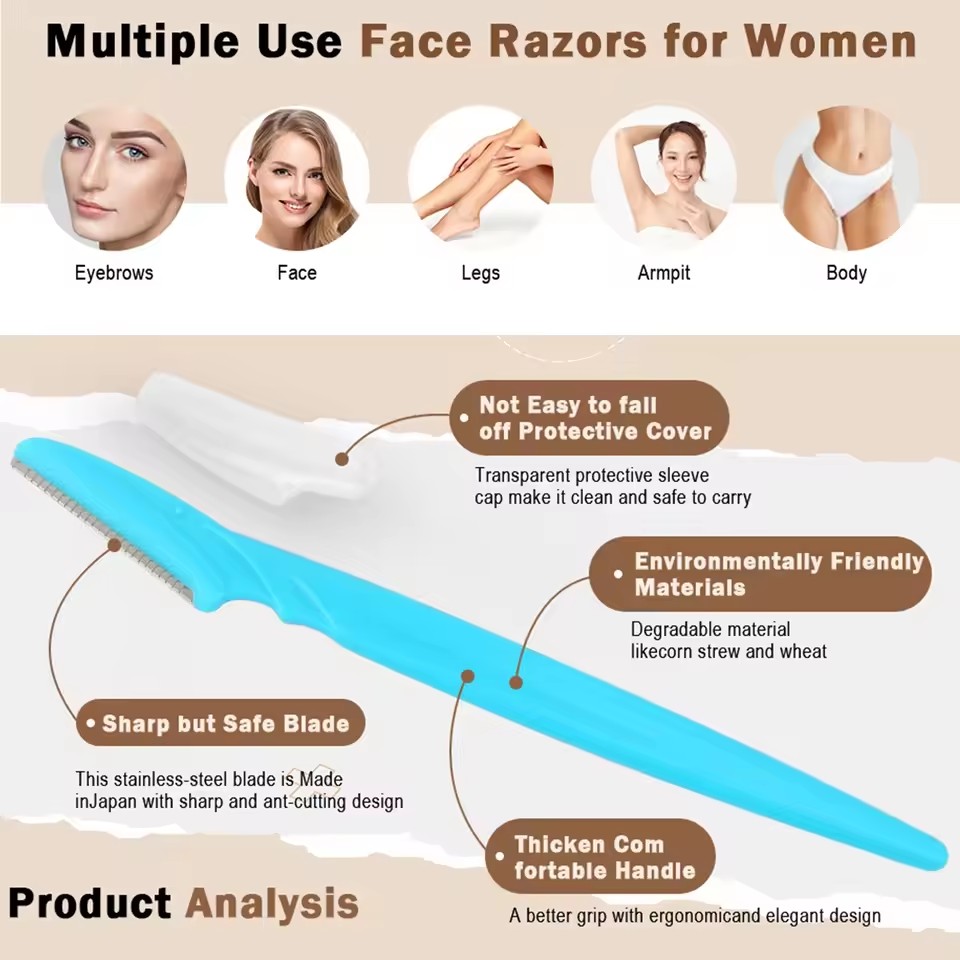 Набор из 5/10/30/40 бритв для  – обзор и цена Eyebrow Razor Trimmer