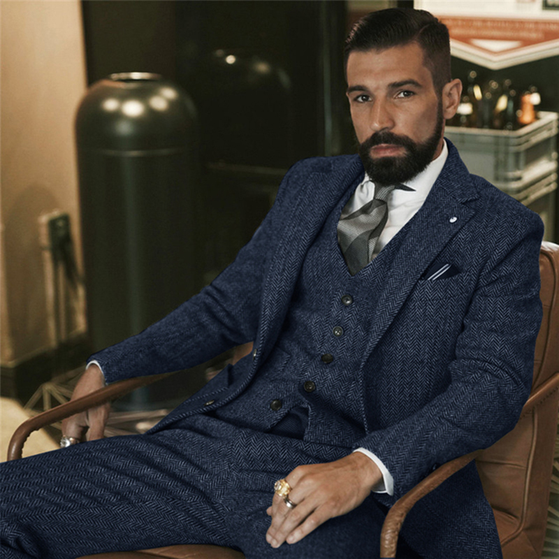 Мужской твидовый костюм в елоч – обзор и цена Men Grooming Outfit